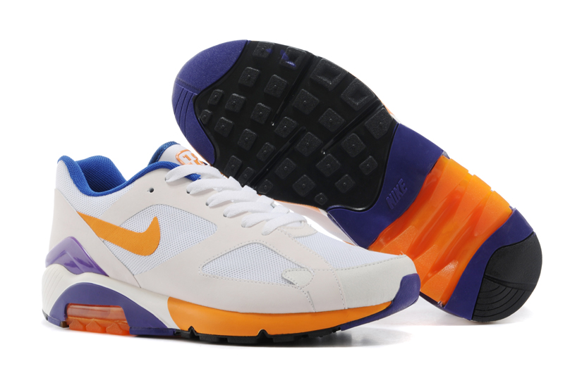 Nike Air Max 180 Hommes Chaussures Blanc Orange